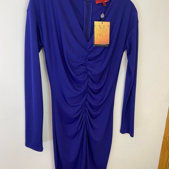NWT Narcisco Rodriguez for Design Nation Ruched Sheath Dress - Picture 9 of 9
